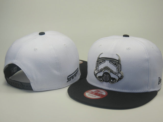 Star Wars White Snapback Hat LS 0613